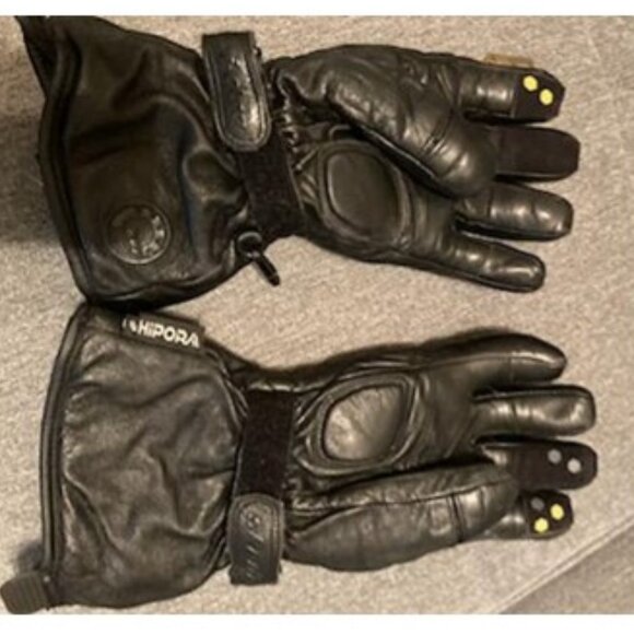 Ski-Doo Mens X-Team Leather Gloves Soft Breathable Waterproof Windproof - Picture 3 of 5